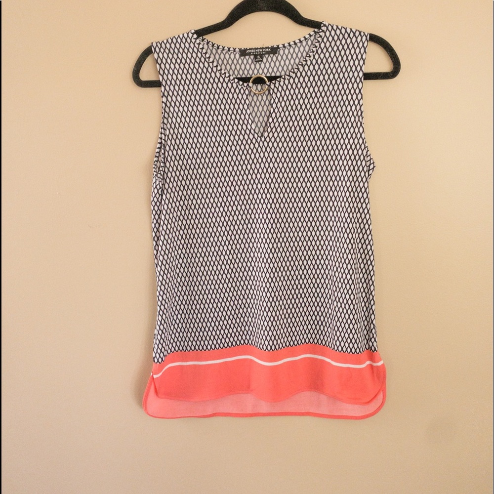 Jones New York Patterned Top